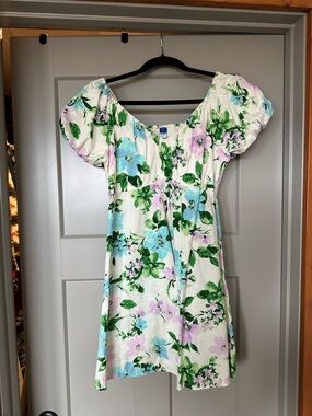 Old Navy Floral Puff Sleeve Sundress